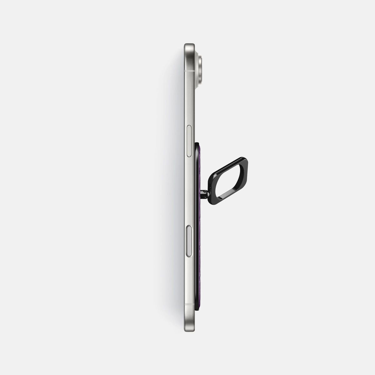 MagSafe Ring For iPhone 17 Air In Alligator -3 | Purple-Black