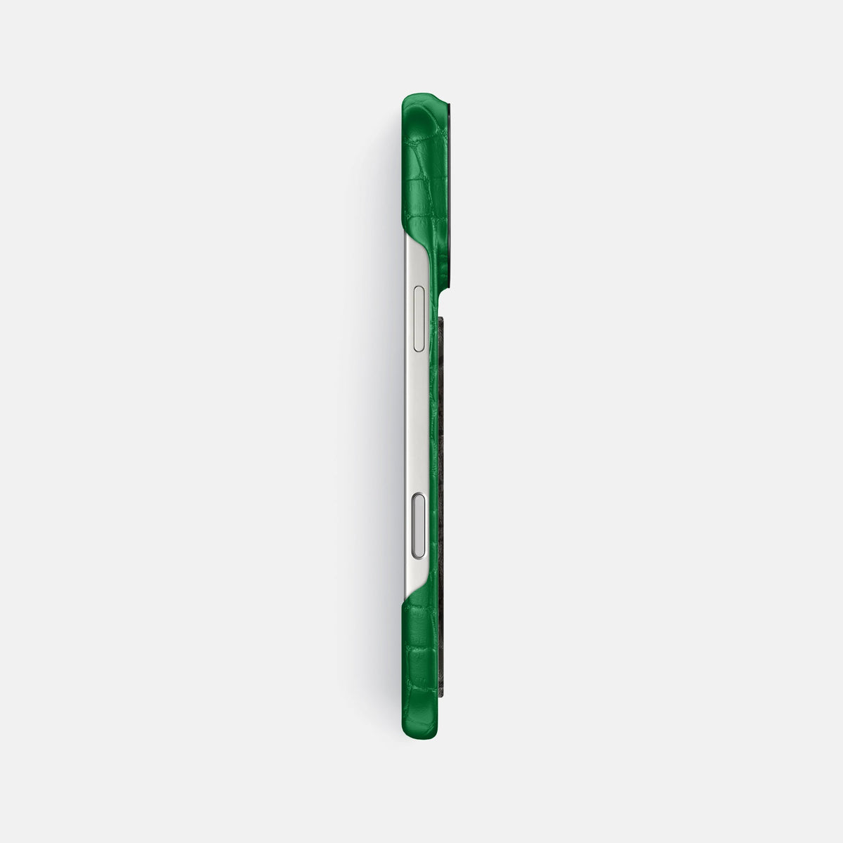 Classic Case With Carbon Dragon For iPhone 18 Pro Max In Alligator -3 | Forest-Green-Black