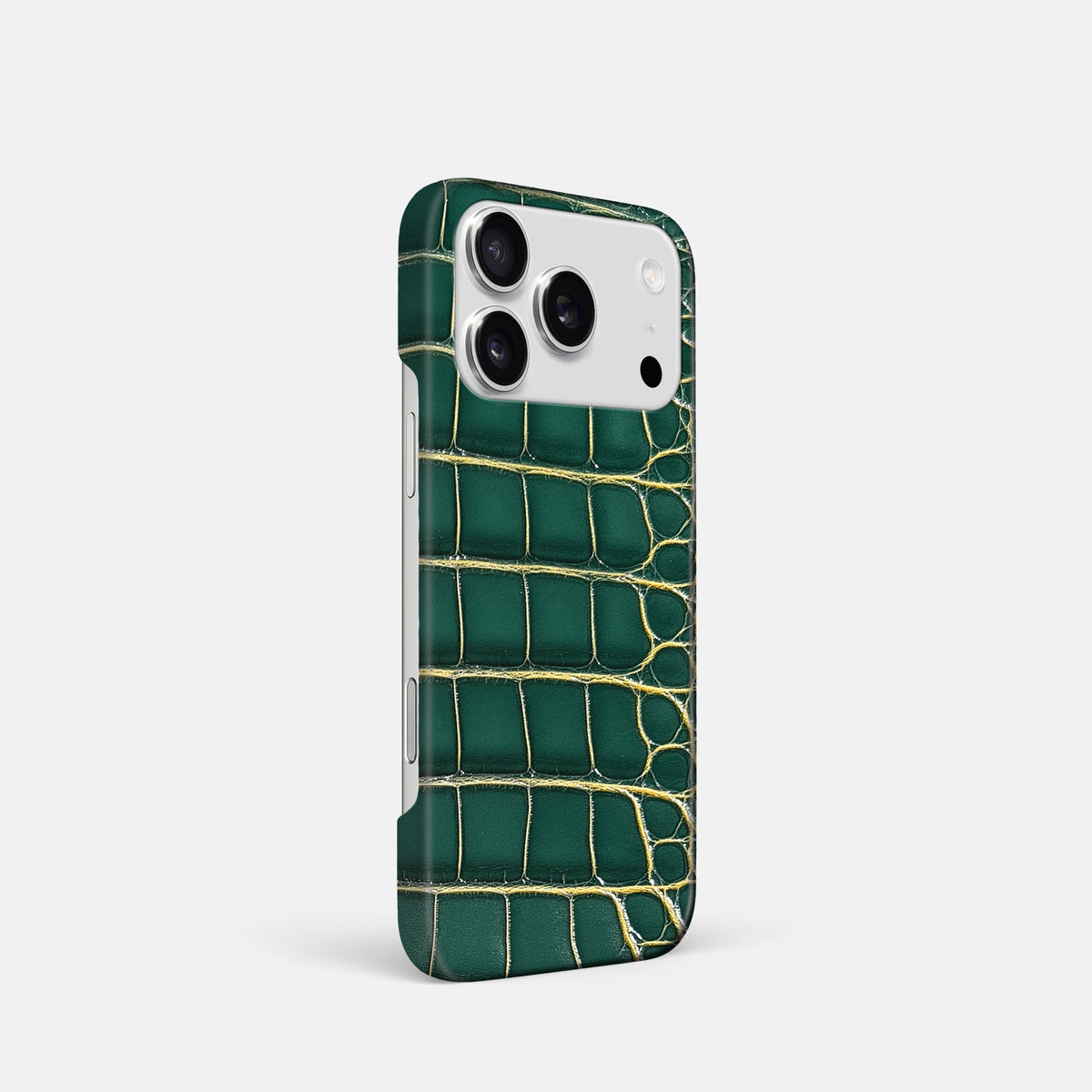 Slim Case For iPhone 18 Pro In Patina Alligator -2 | Cambridge