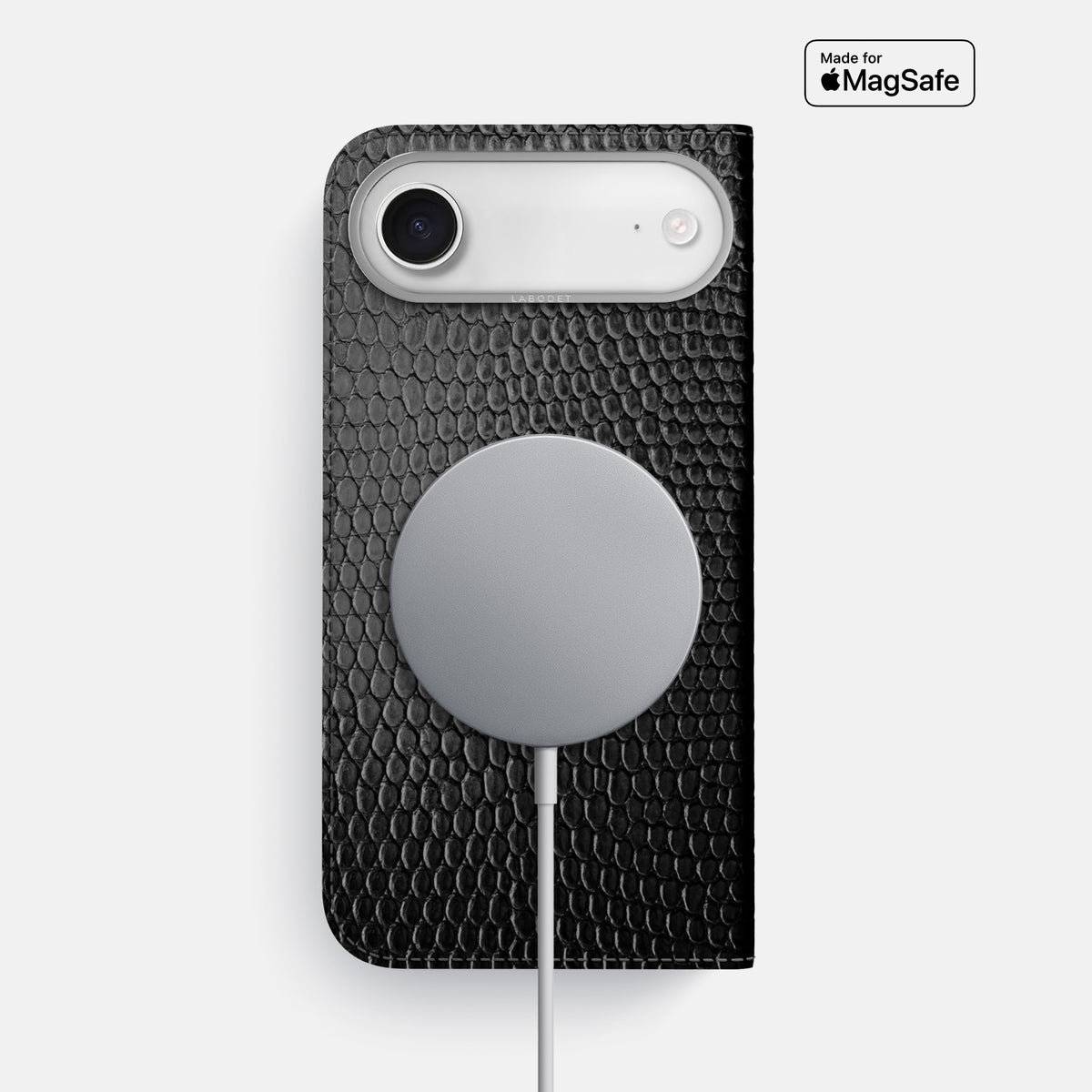 Folio Case For iPhone 17 Air In Lizard -3 | Black-Steel