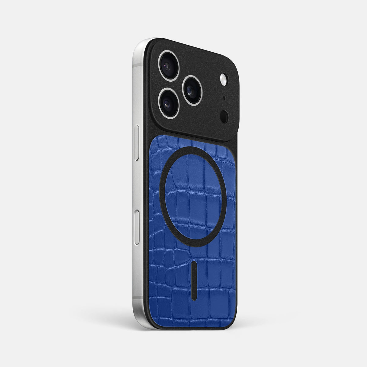MagSafe Mask For iPhone 18 Pro Max In Alligator -2 | Royal-Blue