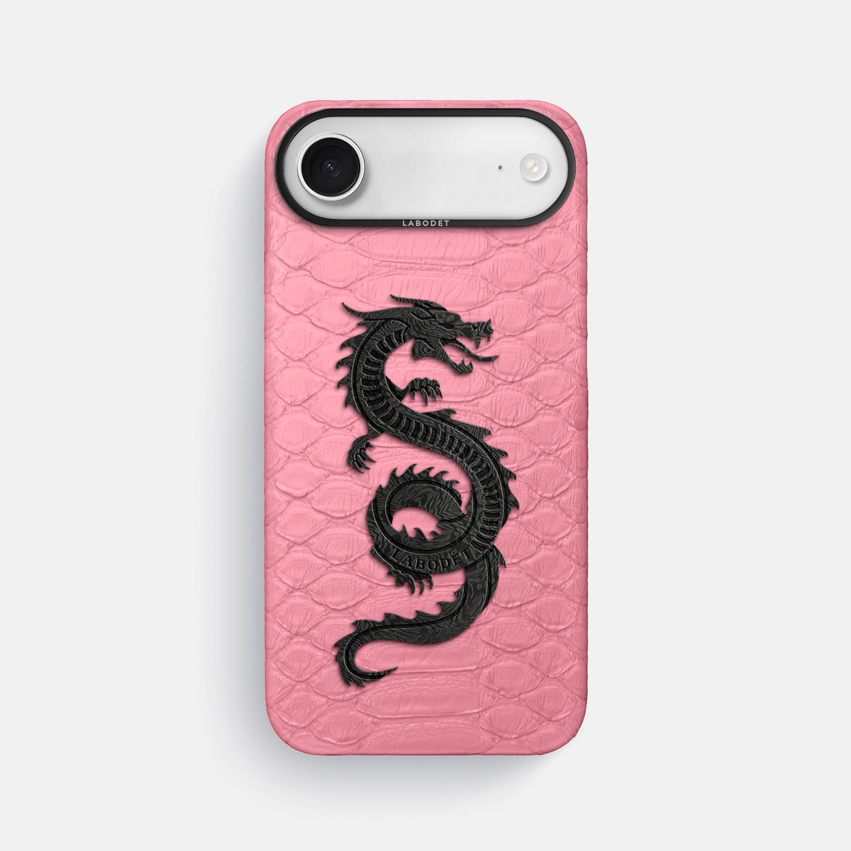 Classic Case With Carbon Dragon For iPhone 17 Air In Python -1 | Pink-Black