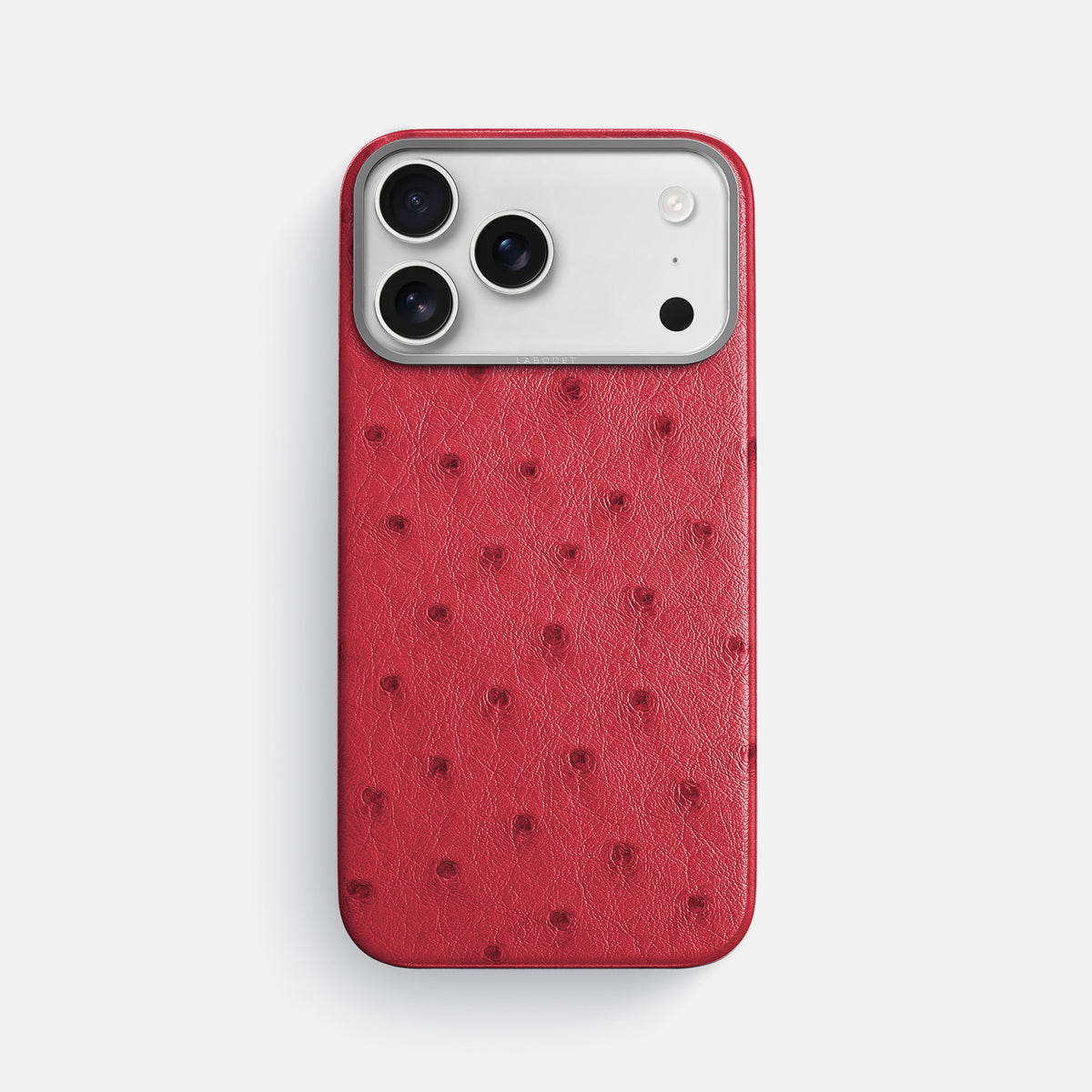 Classic Case For iPhone 17 Pro Max In Ostrich -1 | Red-Steel