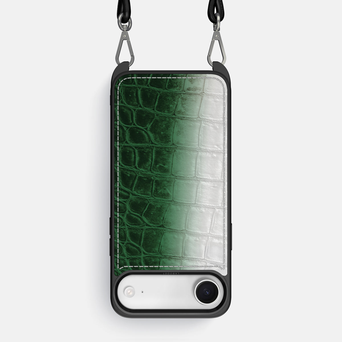 Crossbody Sport Case For iPhone 17 Air In Himalayan Crocodile -1 | Green