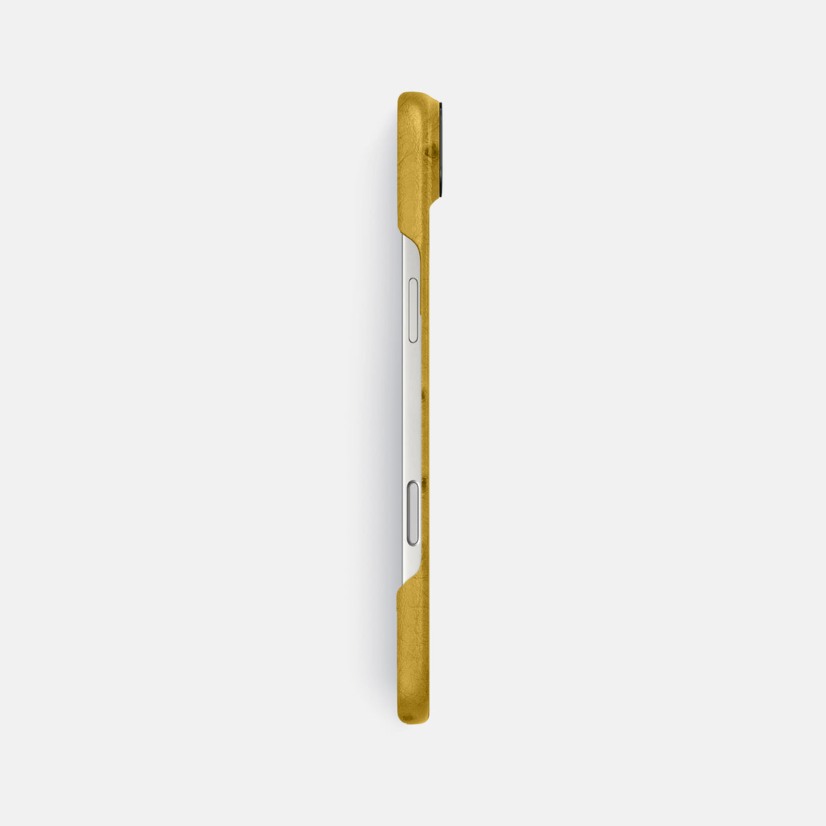 Classic Case For iPhone 17 Air In Ostrich -3 | Gold-Black