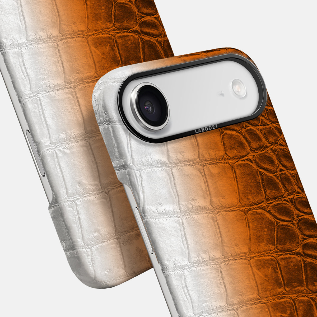 Classic Case For iPhone 17 Air In Himalayan Crocodile -5 | Orange-Black