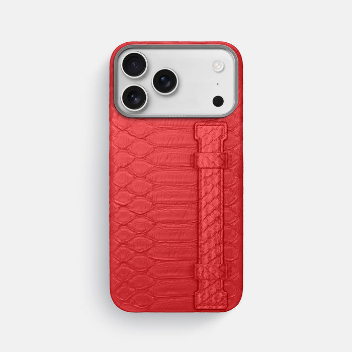 Handle Case For iPhone 17 Pro Max In Python -1 | Red-Steel