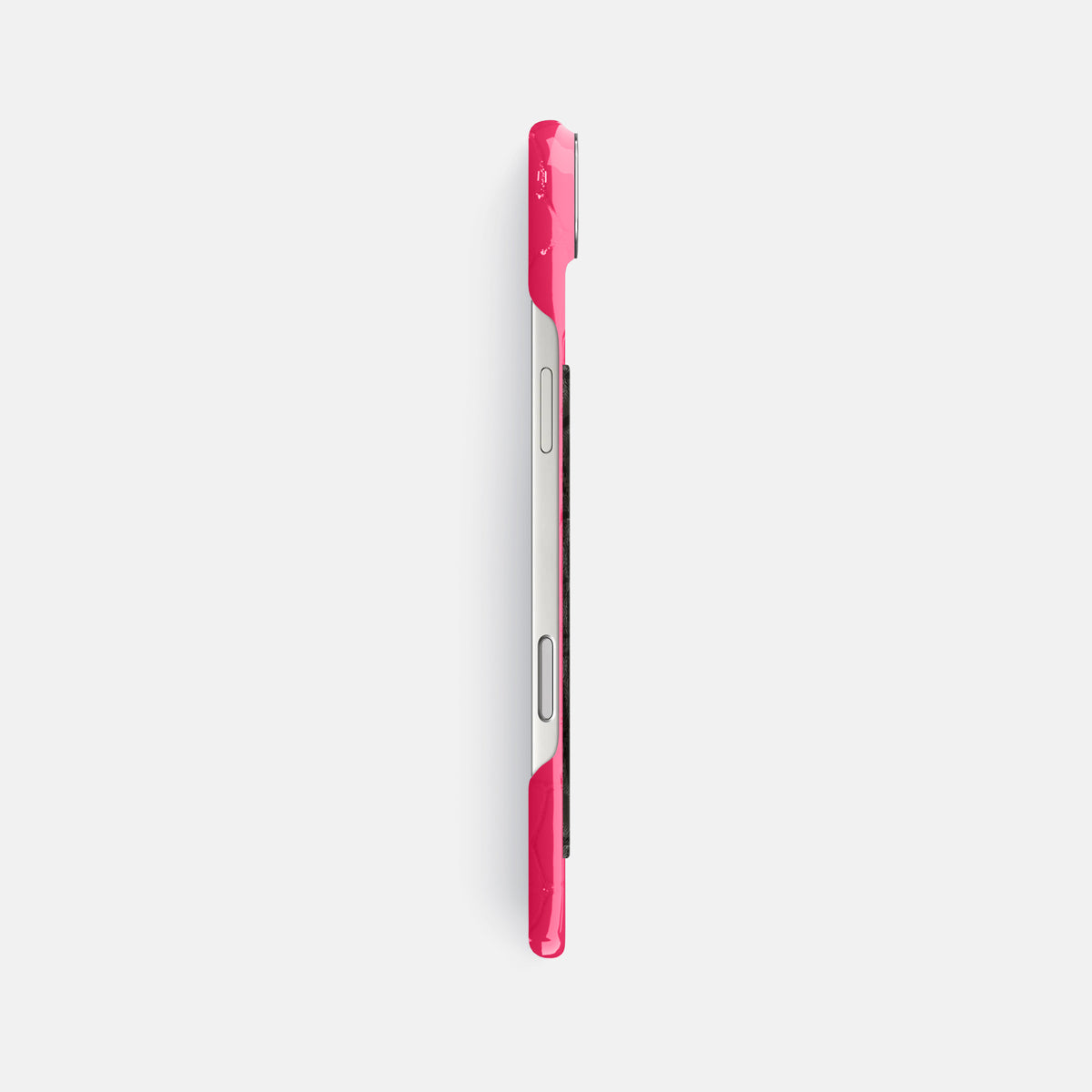 Classic Case With Carbon Dragon For iPhone 17 Air In Shiny Alligator -3 | Pink-Panther-Steel