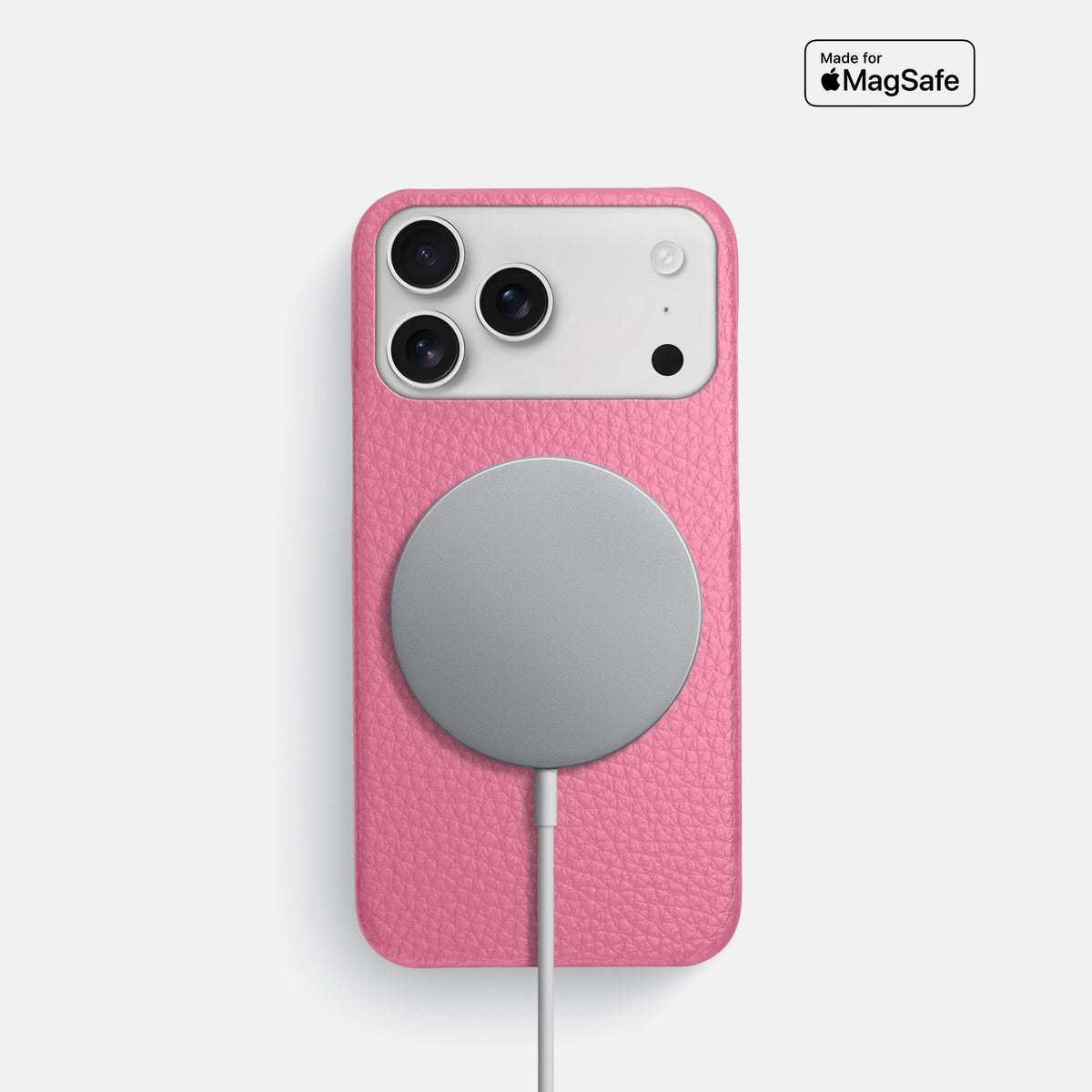 Slim Case For iPhone 18 Pro In Calf -5 | Pink