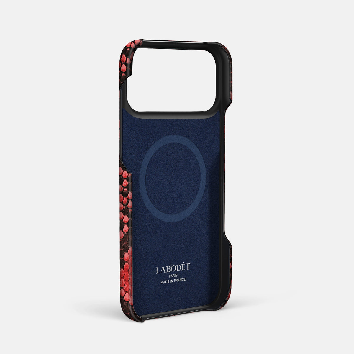 Slim Case For iPhone 18 Pro Max In Deluxe Python -4 | Red