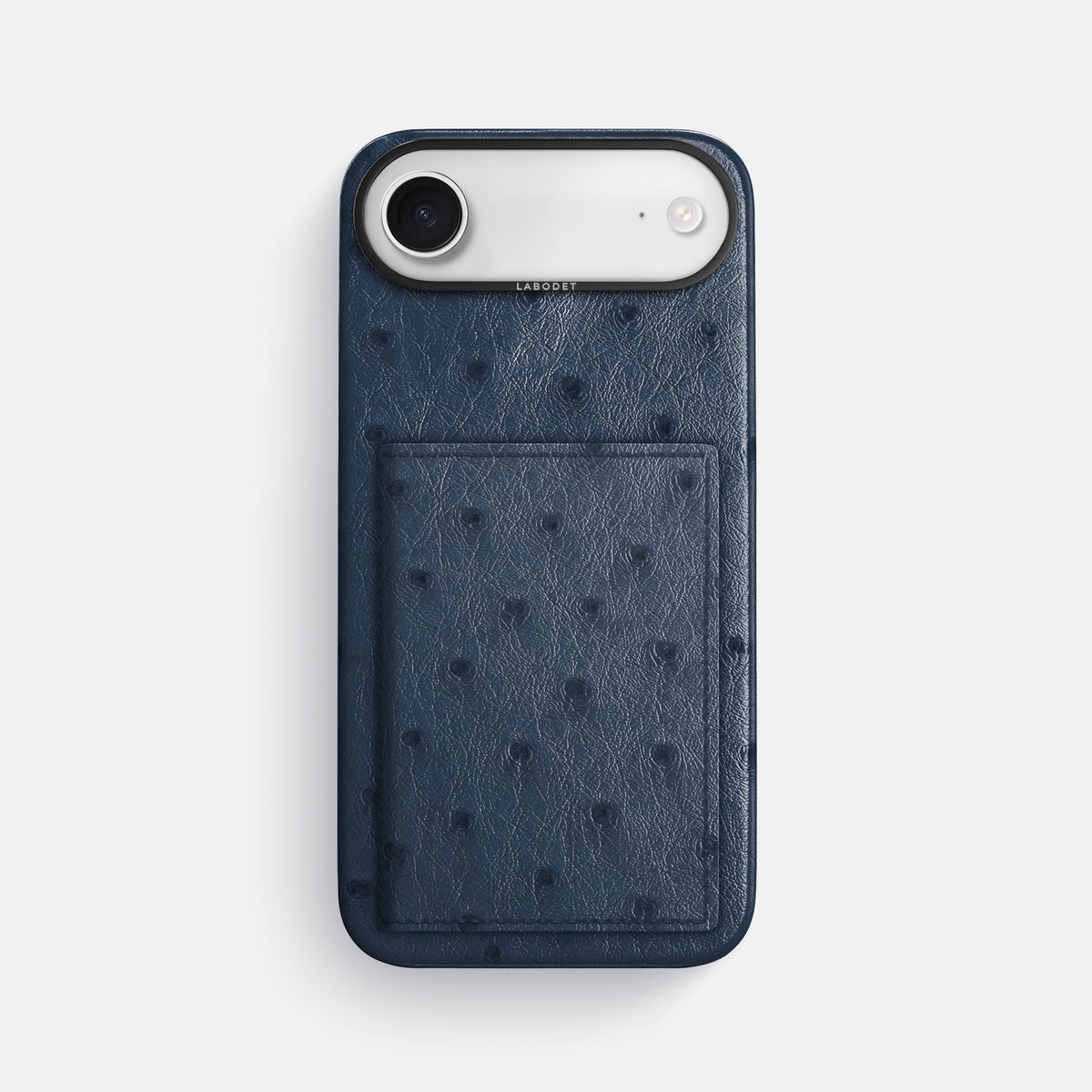 Bi-Fold Case For iPhone 17 Air In Ostrich -1 | Navy-Blue-Black