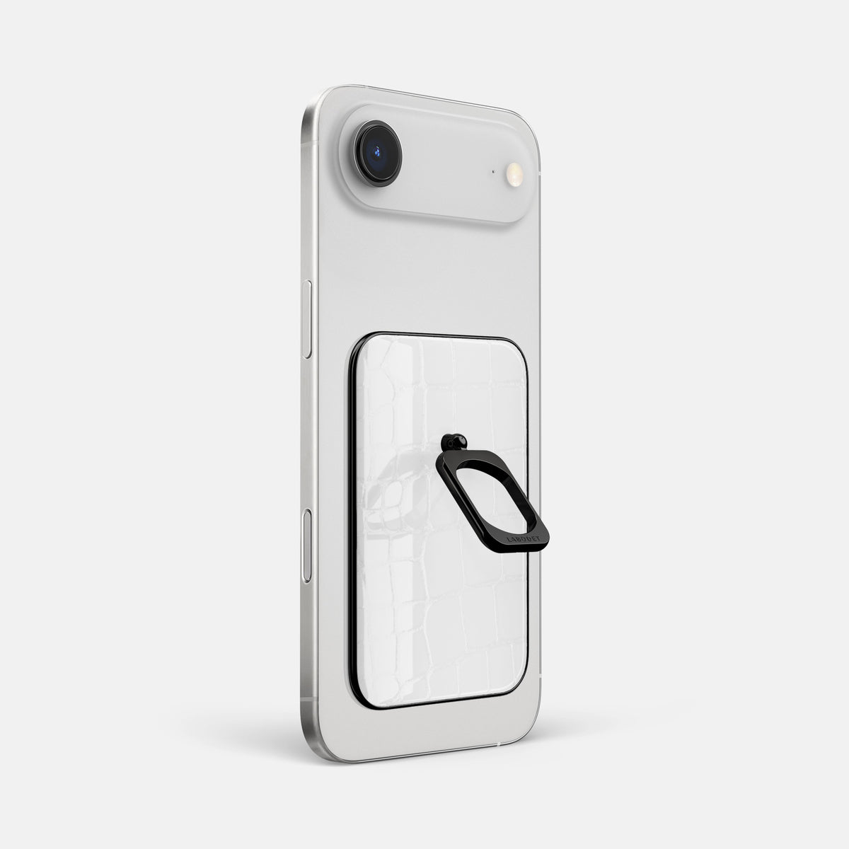 MagSafe Ring For iPhone 17 Air In Shiny Alligator -1 | White-Black