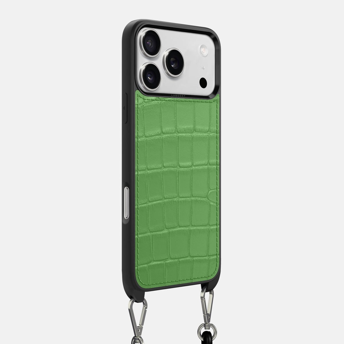 Crossbody Sport Case For iPhone 18 Pro Max In Alligator -2 | Apple-Green