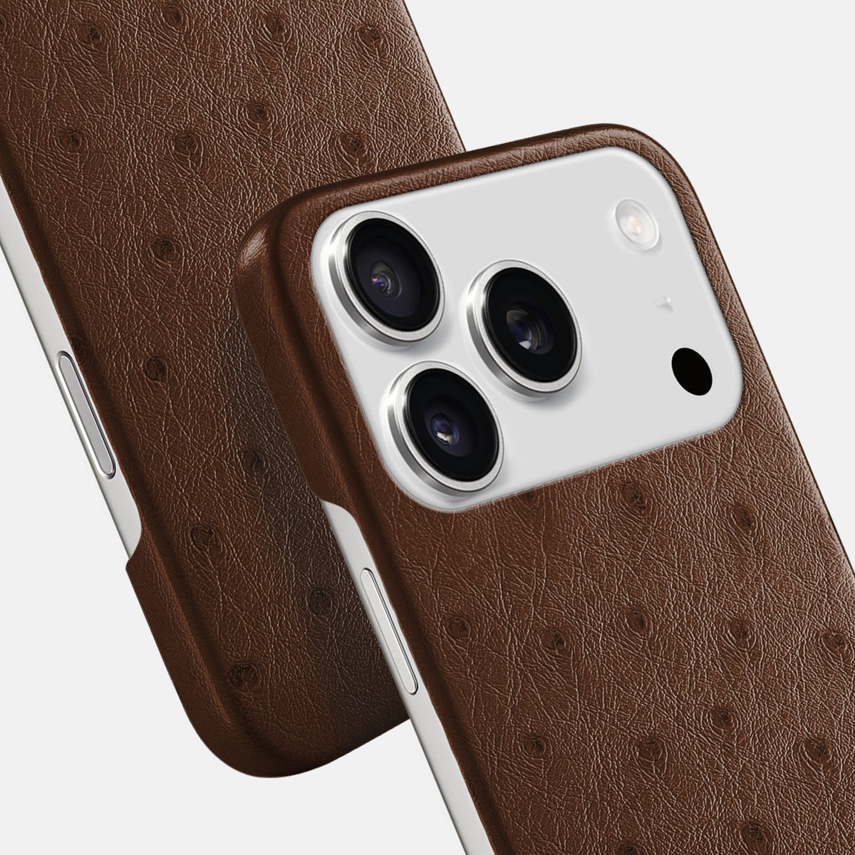 Slim Case For iPhone 18 Pro In Ostrich -6 | Chocolate