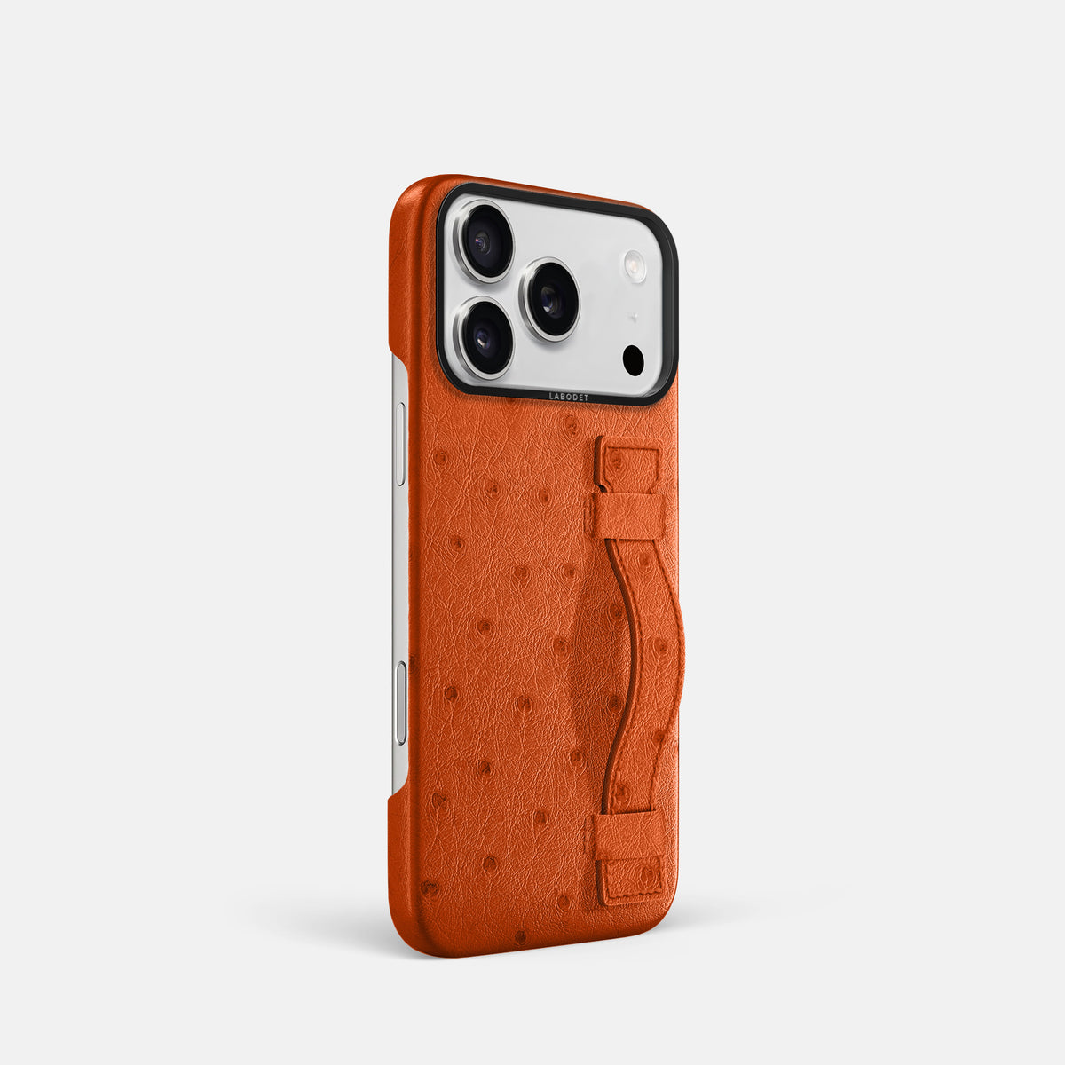 Handle Case For iPhone 17 Pro In Ostrich -2 | Orange-Black