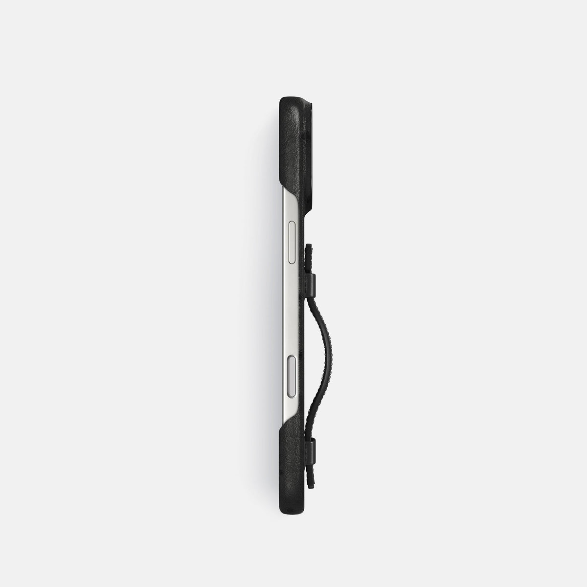 Handle Case For iPhone 18 Pro In Ostrich -3 | Black-Black