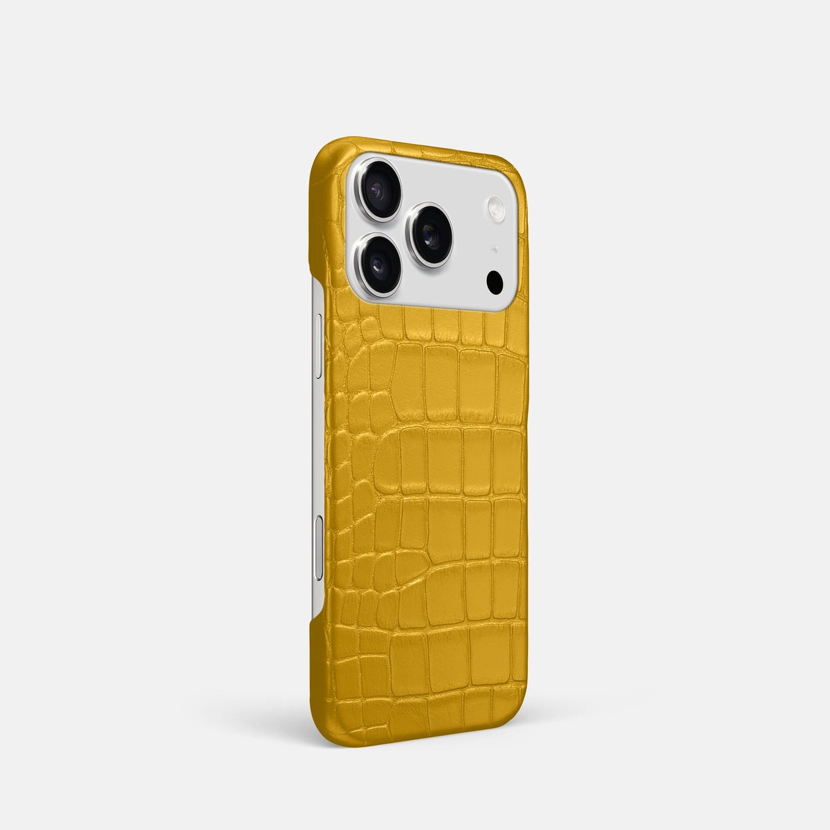 Slim Case For iPhone 18 Pro In Alligator -2 | Yellow