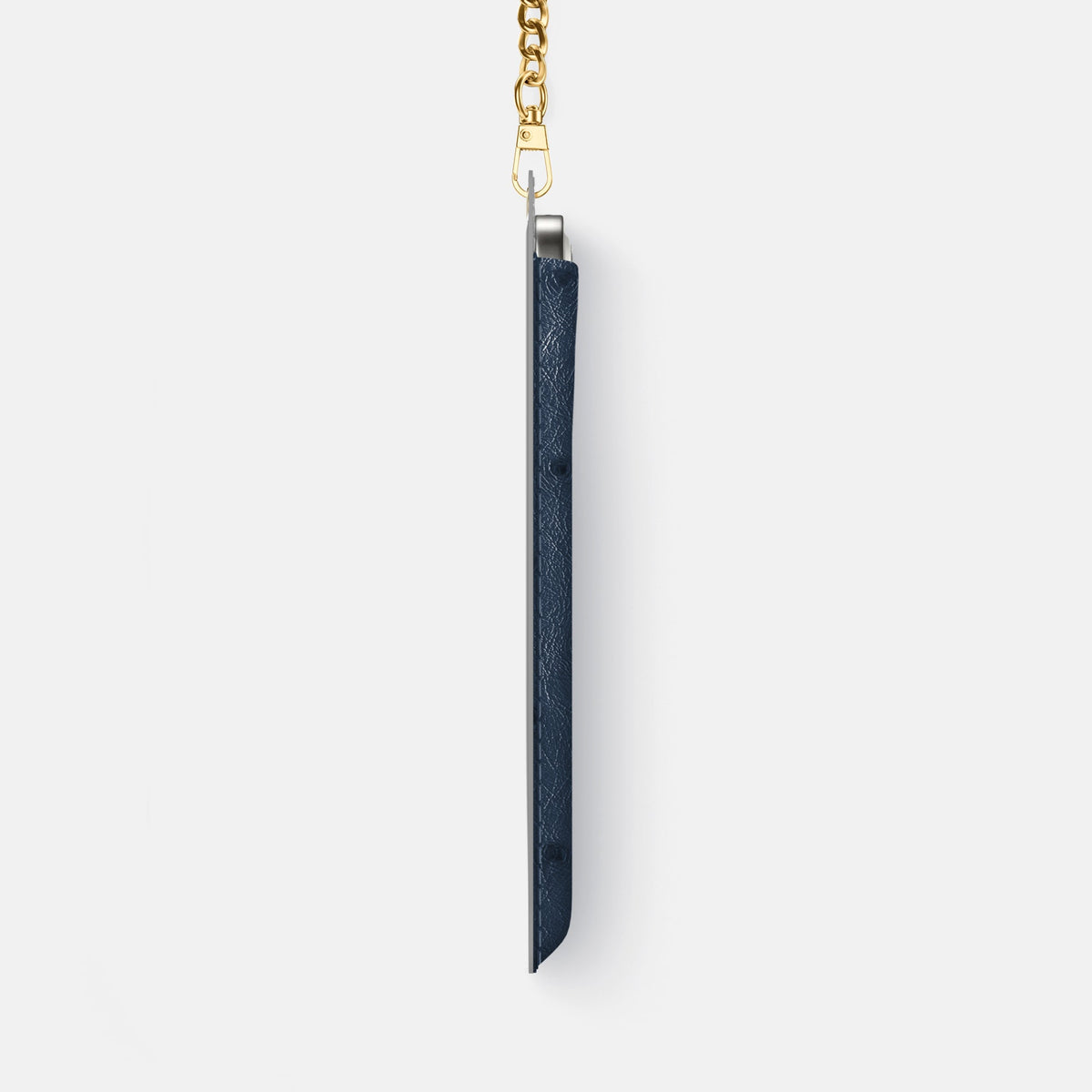 Crossbody Bag For iPhone 18 Pro Max In Ostrich -4 | Navy-Blue-Gold