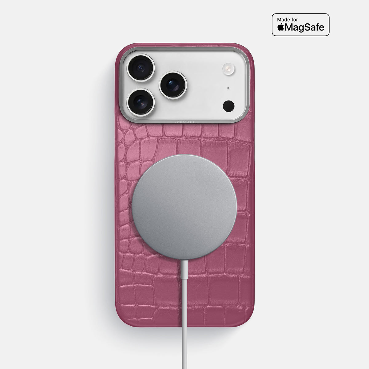 Classic Case For iPhone 17 Pro Max In Alligator -5 | Pink-Lagoon-Steel