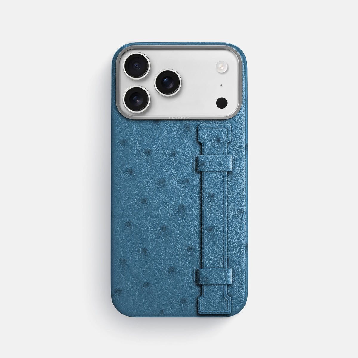 Handle Case For iPhone 18 Pro Max In Ostrich -1 | Blue-Jeans-Steel