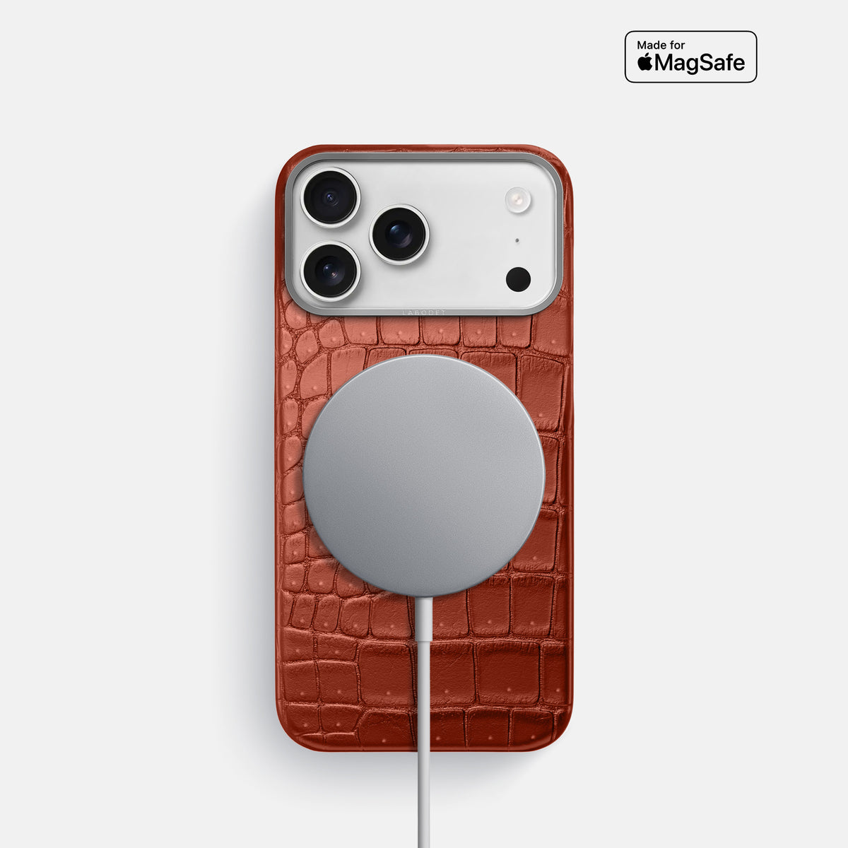 Classic Case For iPhone 17 Pro In Porosus Crocodile -5 | Nuts-Steel