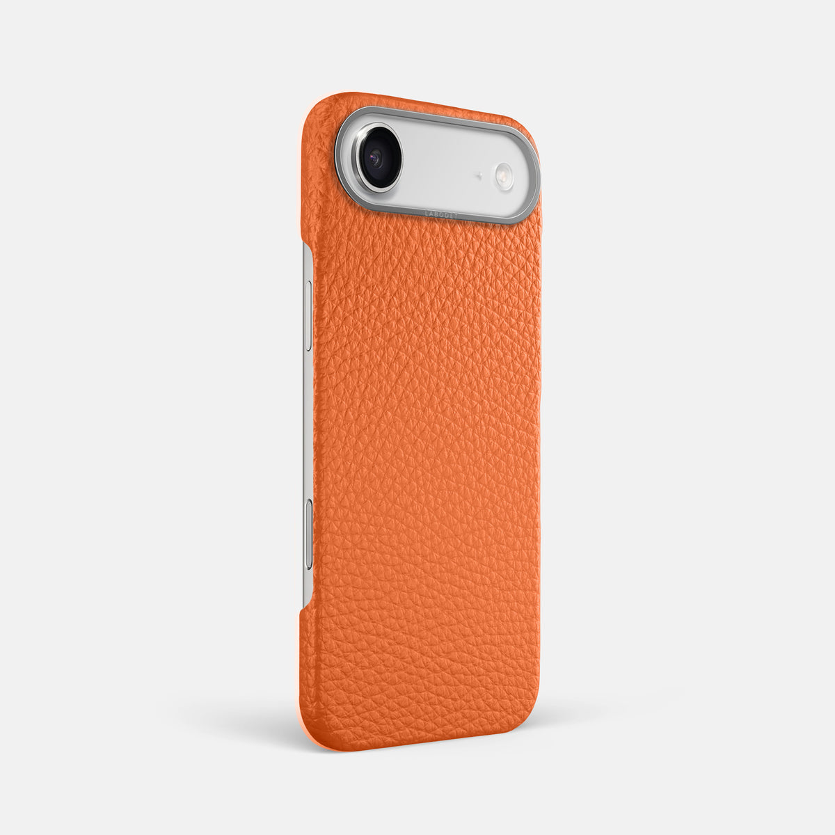 Classic Case For iPhone 17 Air In Calf -2 | Orange-Steel