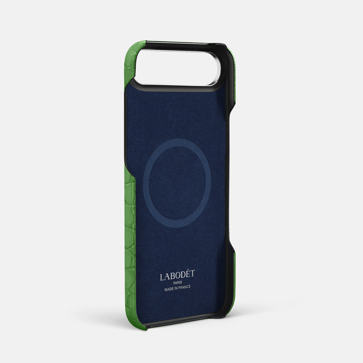 Center Handle For iPhone 17 Air In Alligator -4 | Apple-Green-Steel