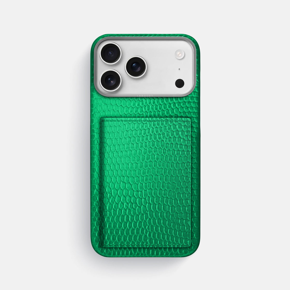Bi-Fold Case For iPhone 18 Pro Max In Lizard -1 | Apple-Green-Steel