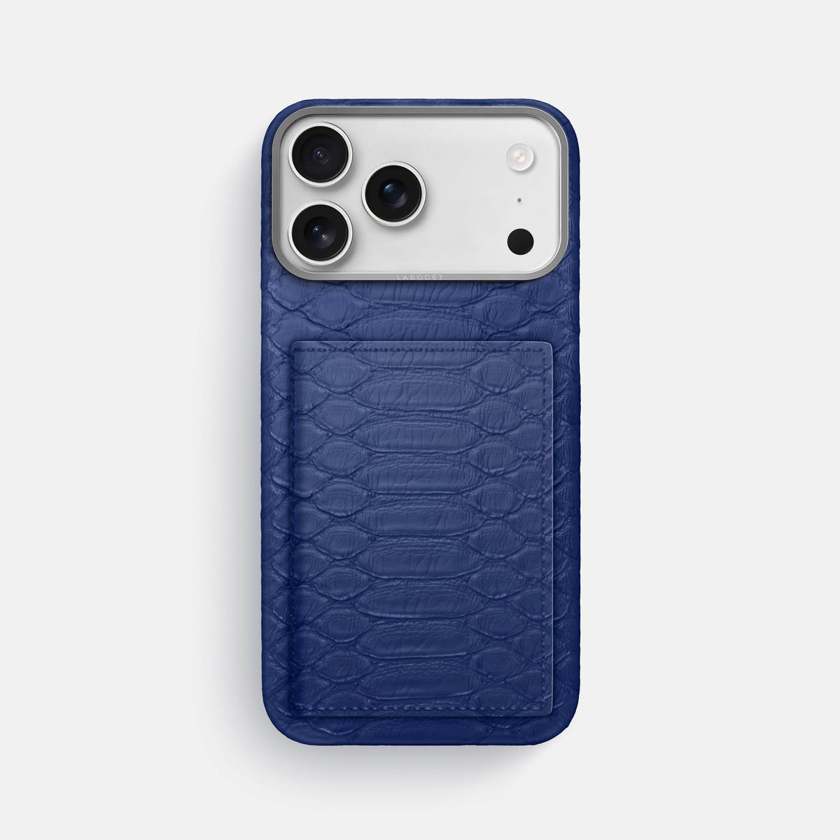 Bi-Fold Case For iPhone 18 Pro Max In Python -1 | Royal-Blue-Steel
