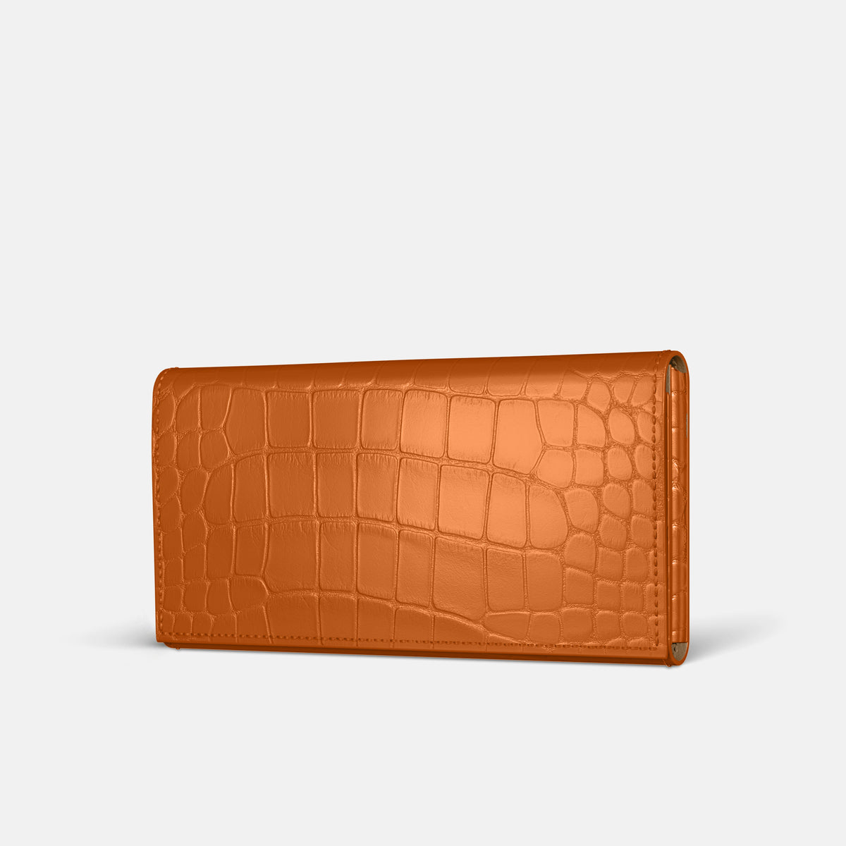 Wallet Case For iPhone 17 Pro In Alligator -1 | Orange