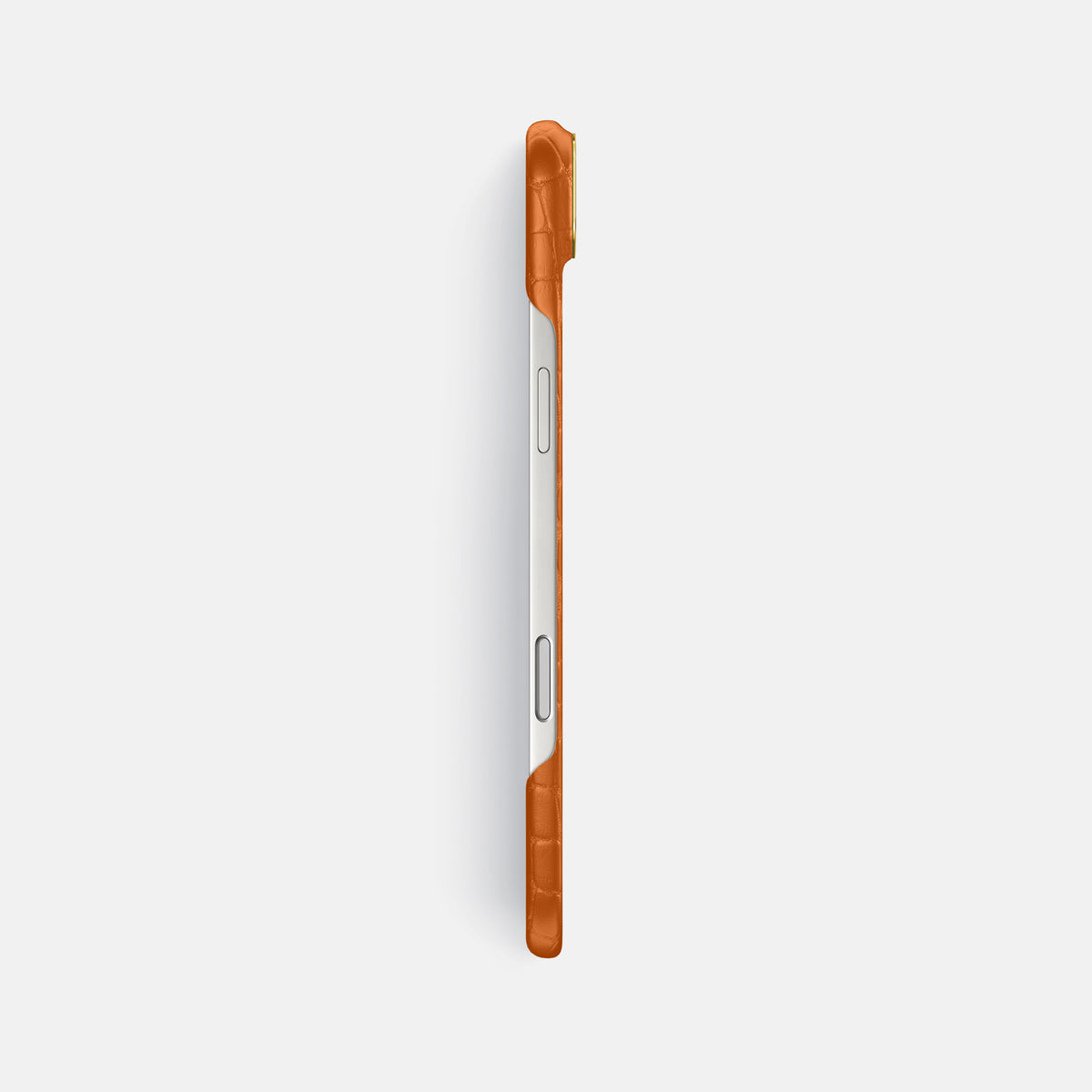 Classic Case For iPhone 17 Air In Alligator -3 | Orange-Gold