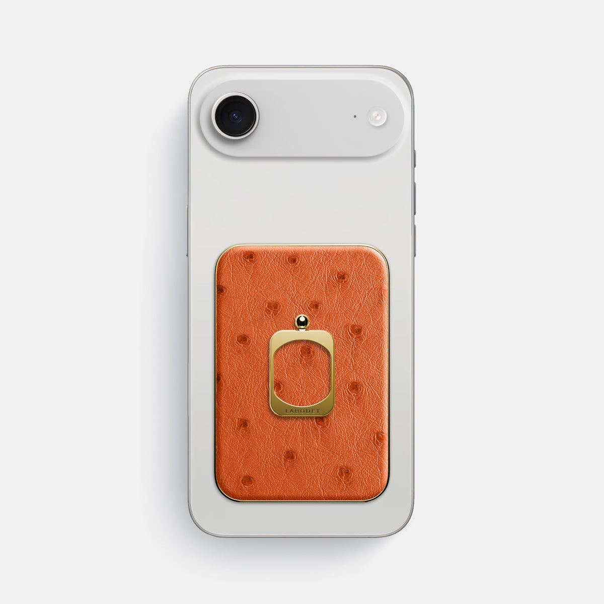 MagSafe Ring For iPhone 17 Air In Ostrich -2 | Orange-Gold