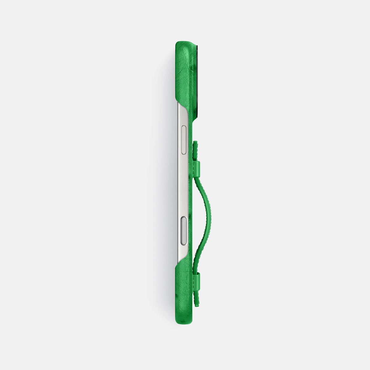 Handle Case For iPhone 17 Pro Max In Ostrich -3 | Kentucky-Green-Black