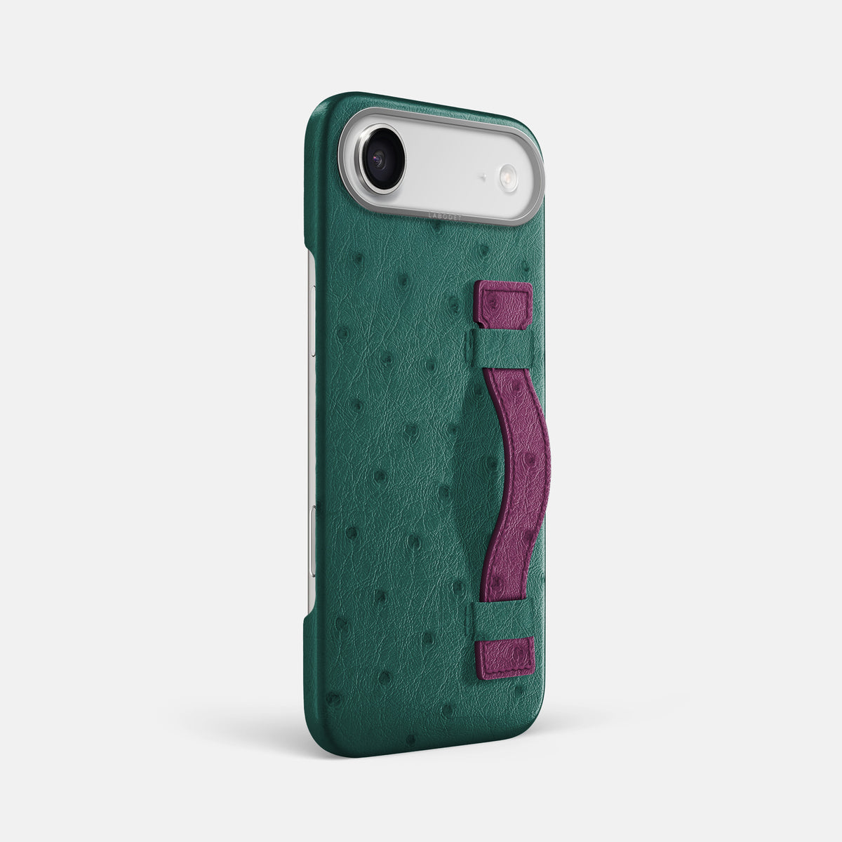 Handle Case Coloré For iPhone 17 Air In Ostrich -2 | Forest-Green-Steel
