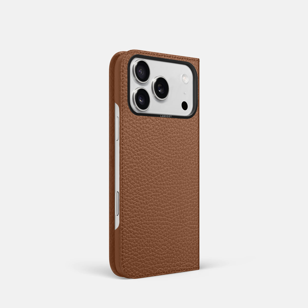 Folio Case For iPhone 17 Pro In Calf -1 | Caramel-Black