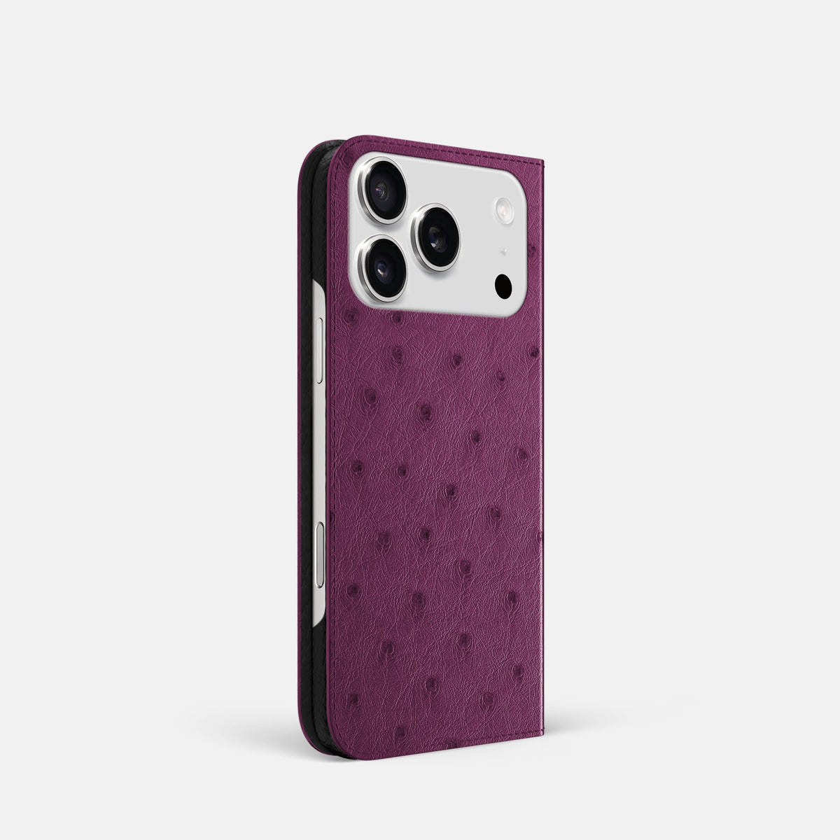 Folio Slim Case For iPhone 18 Pro In Ostrich -1 | Purple