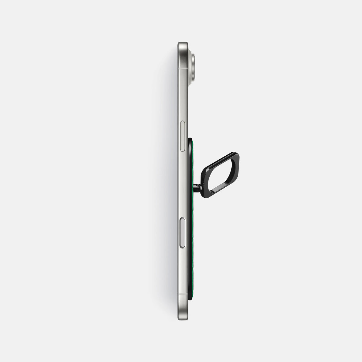 MagSafe Ring For iPhone 17 Air In Porosus Crocodile -3 | Cactus-Green-Black
