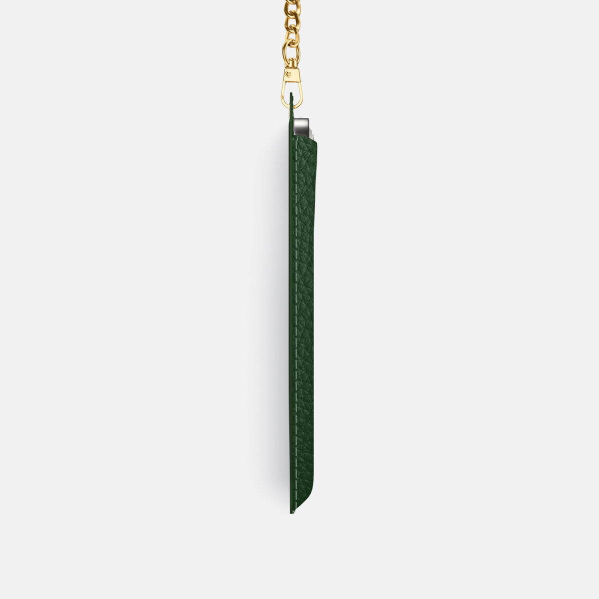 Crossbody Bag For iPhone 18 Pro In Calf -4 | Dark-Green-Gold