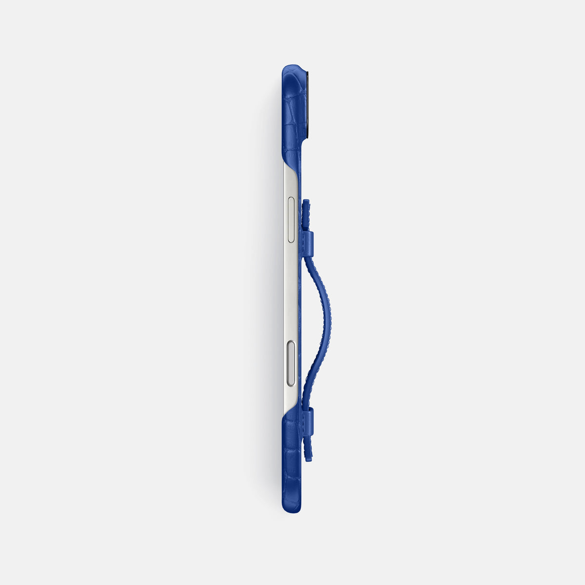 Handle Case For iPhone 17 Air In Alligator -3 | Royal-Blue-Black