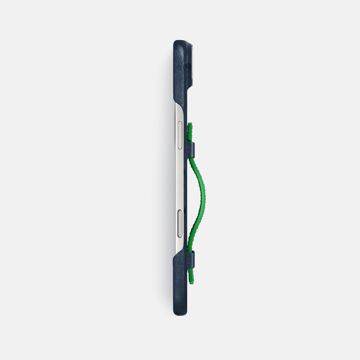 Handle Case Coloré For iPhone 17 Air In Ostrich -3 | Navy-Blue-Steel