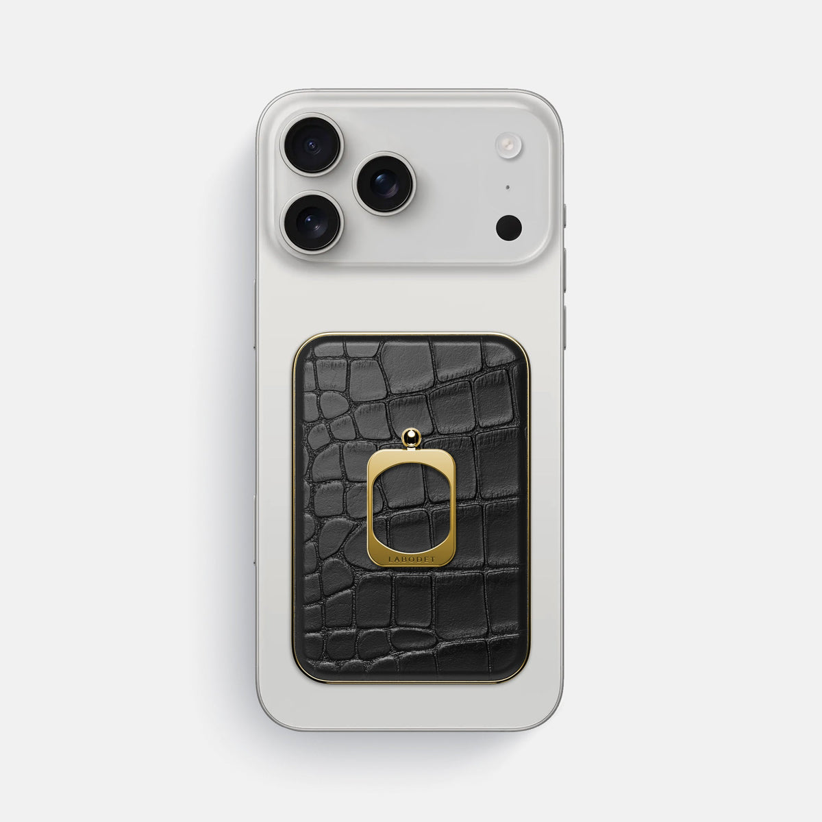 MagSafe Ring For iPhone 18 Pro Max In Alligator -1 | Black-Gold