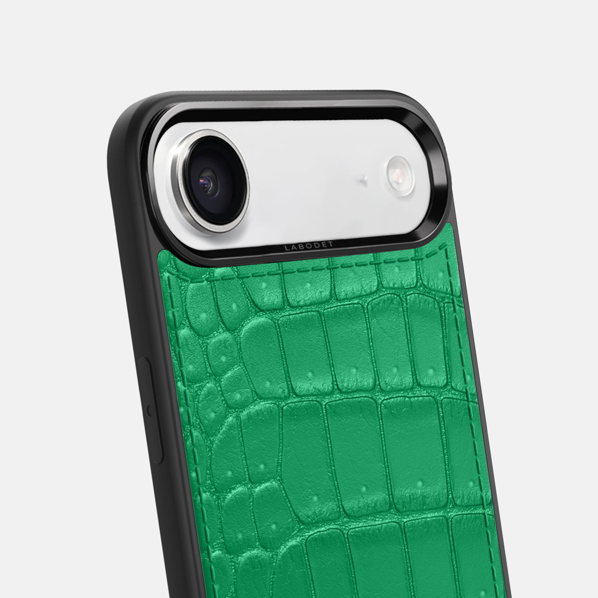 Sport Case For iPhone 17 Air In Porosus Crocodile -6 | Cactus-Green