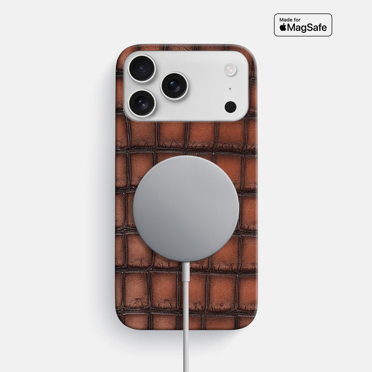 Slim Case For iPhone 18 Pro Max In Patina Alligator -5 | Baobab
