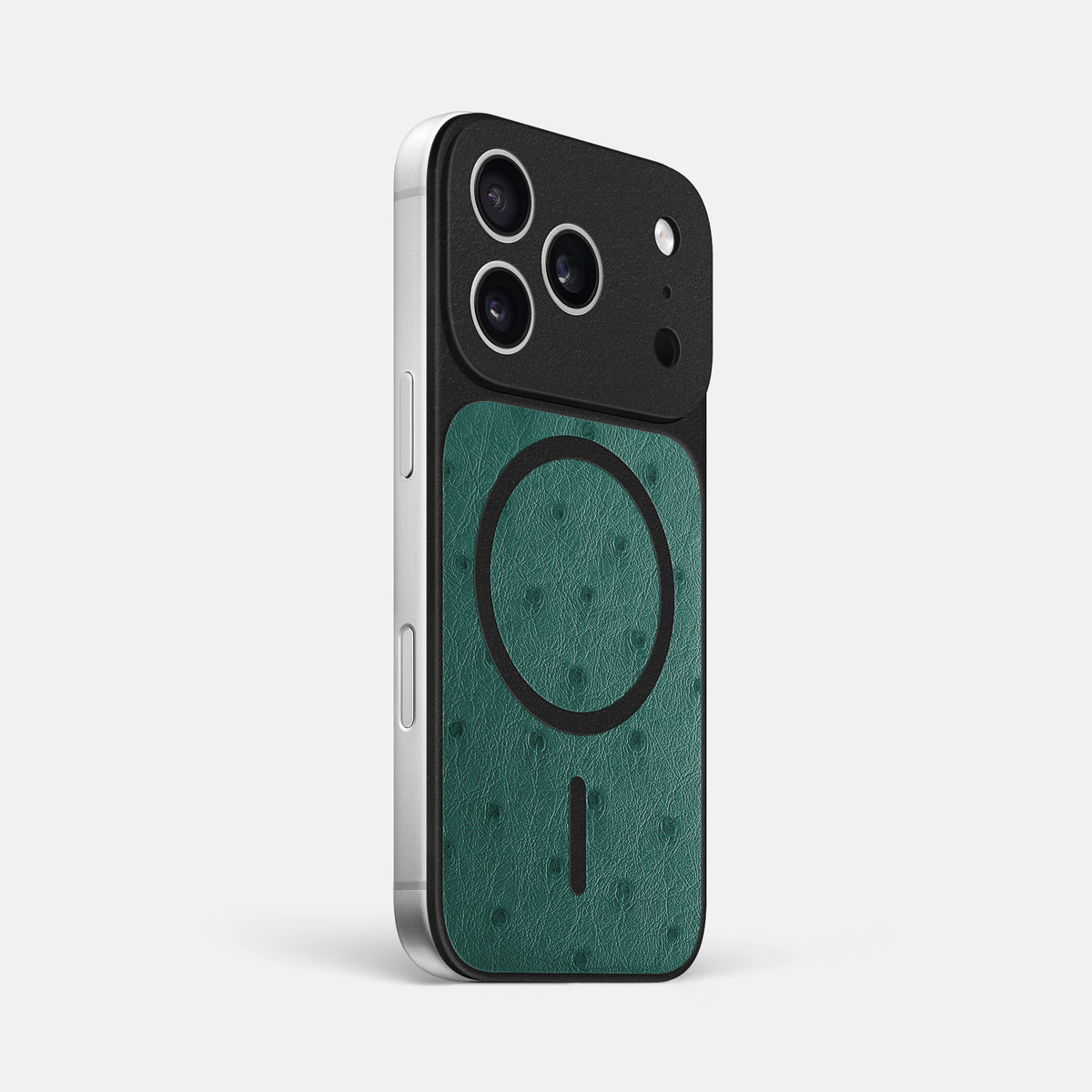 MagSafe Mask For iPhone 17 Pro Max In Ostrich -2 | Forest-Green