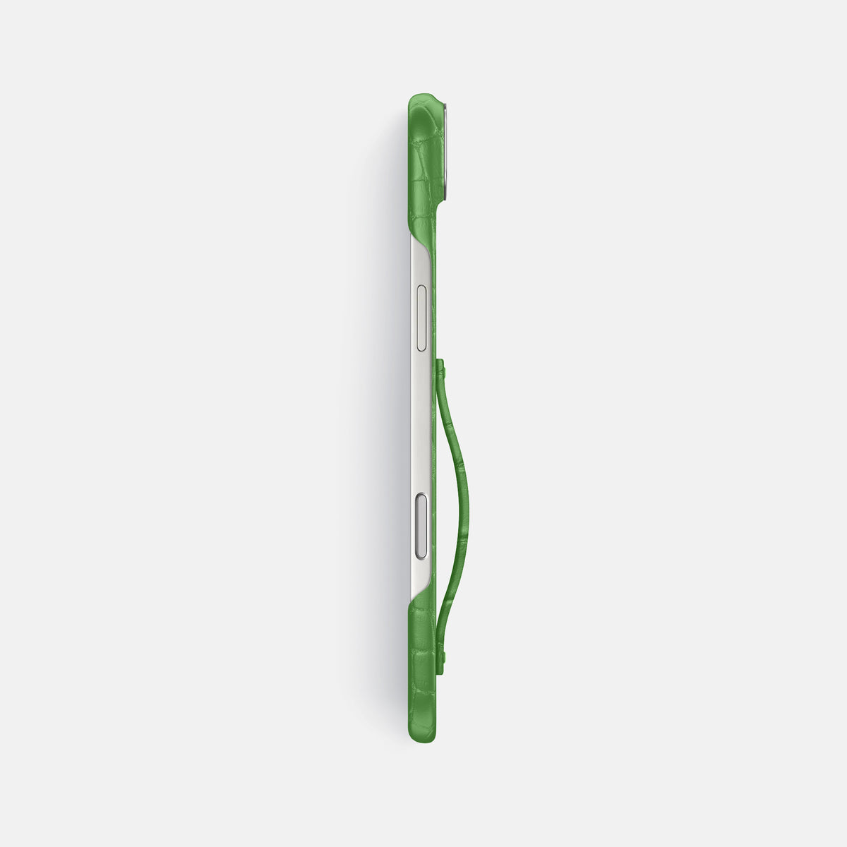 Finger Case For iPhone 17 Air In Alligator -3 | Apple-Green-Steel