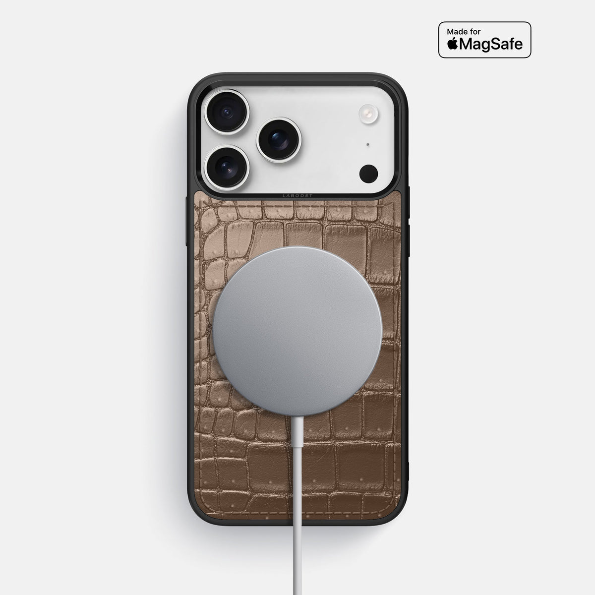Sport Case For iPhone 18 Pro Max In Porosus Crocodile -5 | Fur-Brown