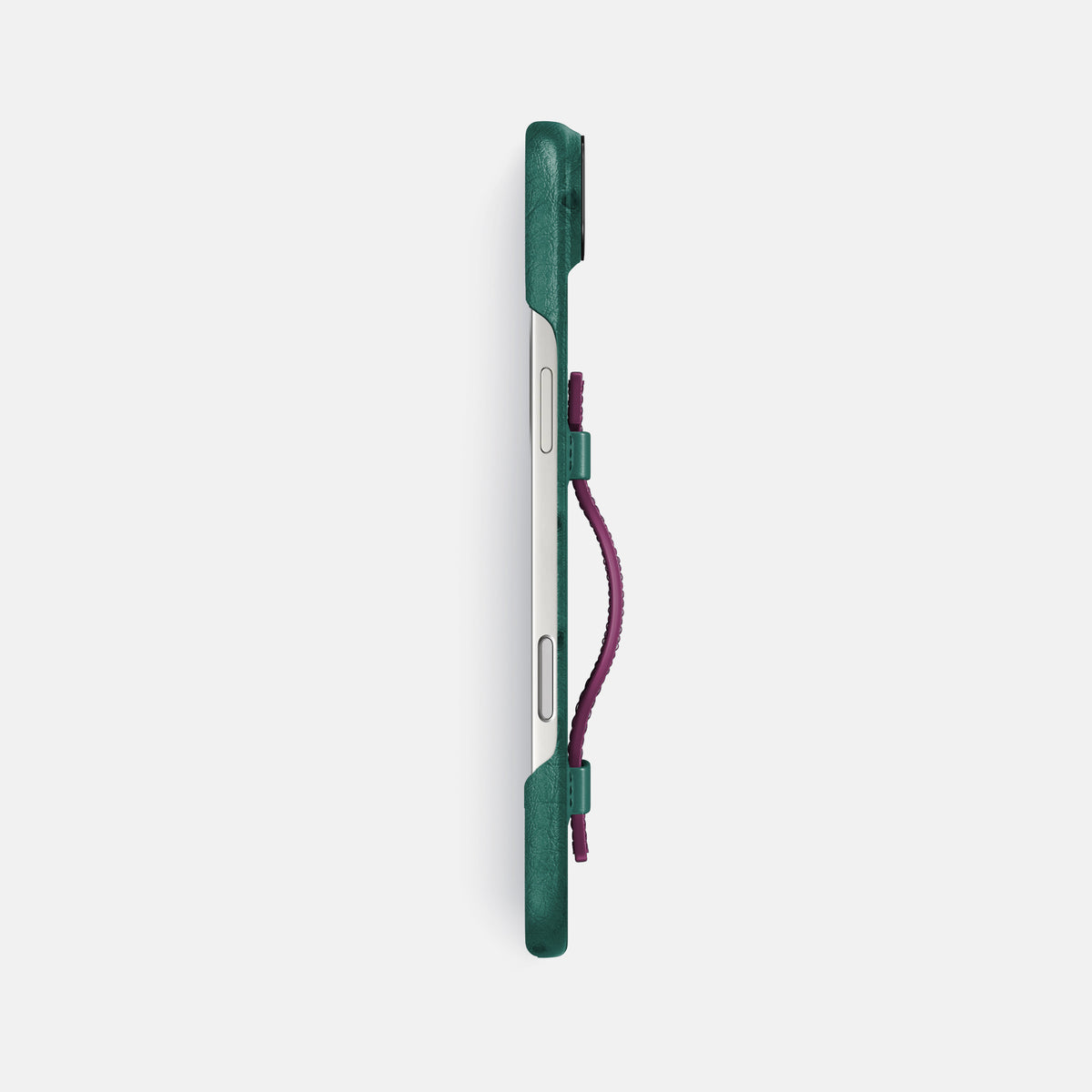 Handle Case Coloré For iPhone 17 Air In Ostrich -3 | Forest-Green-Black