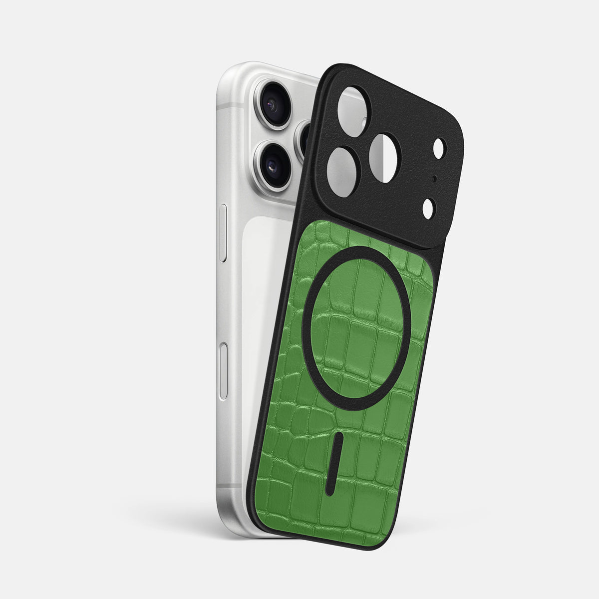 MagSafe Mask For iPhone 17 Pro Max In Alligator -1 | Apple-Green
