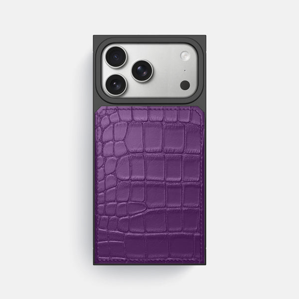 Square Case For iPhone 17 Pro Max In Alligator