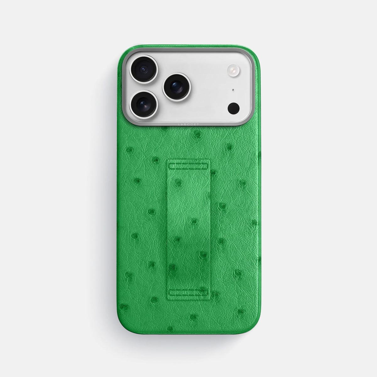 Finger Case For iPhone 18 Pro Max In Ostrich -1 | Kentucky-Green-Steel
